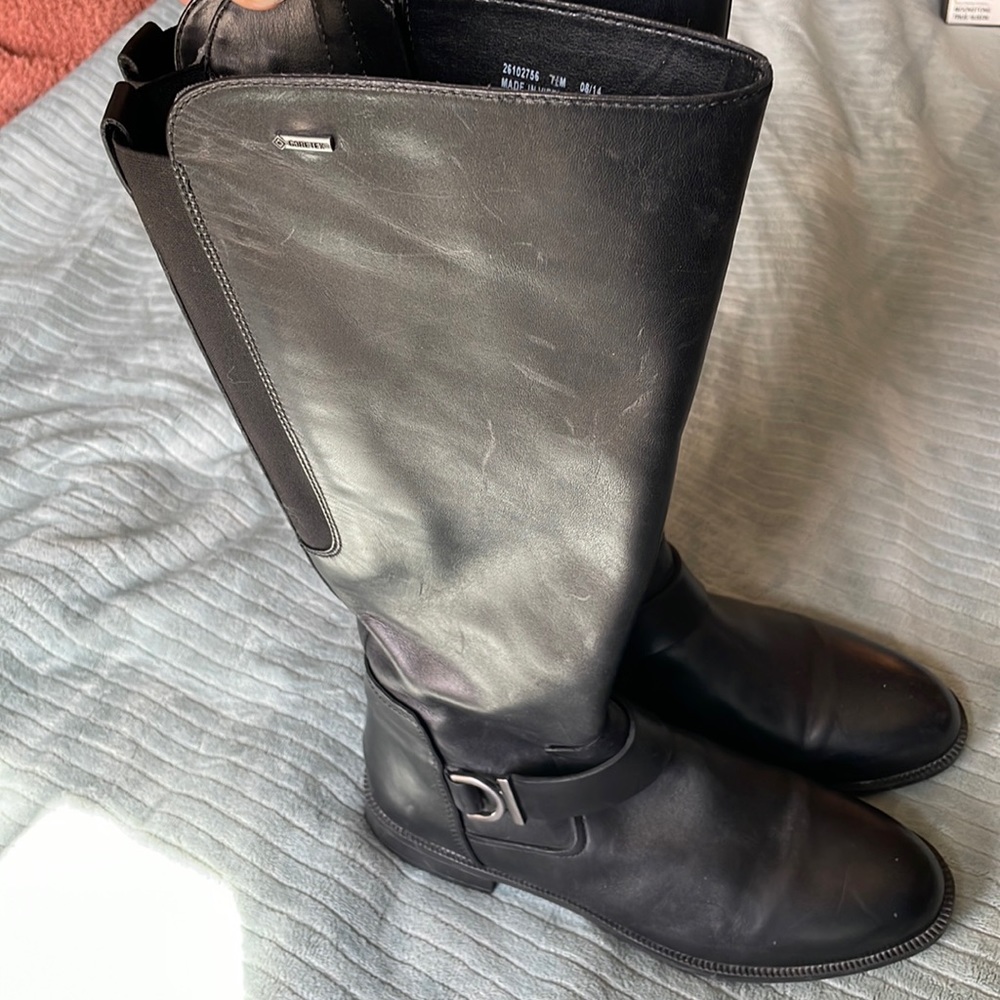 Clarks 7.5M goretex waterproof riding boots